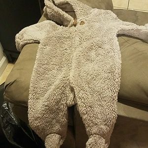 Baby fleece onesie